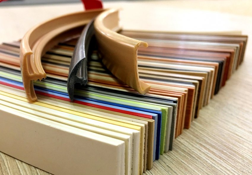 Виды мебельных кромок для ЛДСП